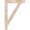 Ekena Millwork Traditional Craftsman Smooth Bracket, Douglas Fir, 3 1/2"W x 26"D x 38"H BKT04X26X38TRA04SDF - alternate 3